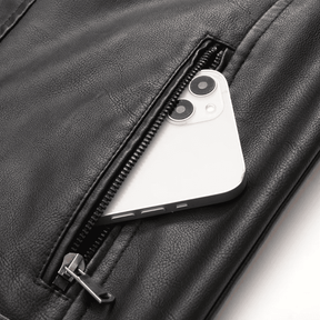 Jaqueta de Couro Masculina - Racer Urban