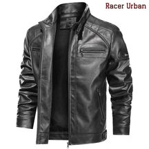 Jaqueta de Couro Masculina - Racer Urban