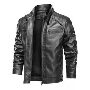 Jaqueta de Couro Masculina - Racer Urban