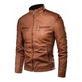 Jaqueta de Couro Masculina - Racer Urban