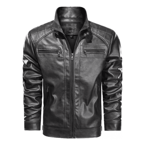 Jaqueta de Couro Masculina - Racer Urban