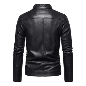 Jaqueta de Couro Masculina - Racer Urban